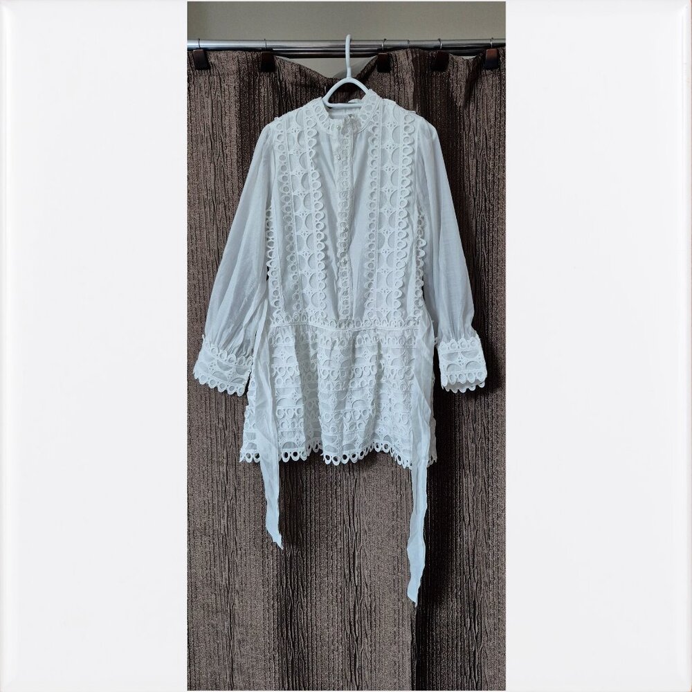 New Collection Lace Frill Mini Dress